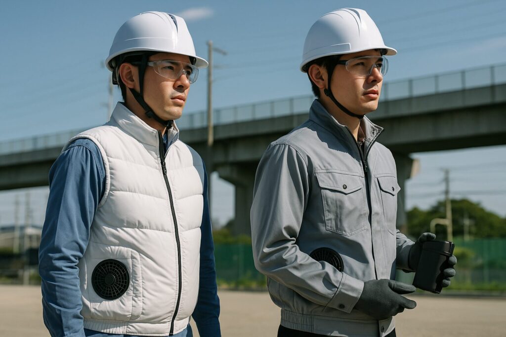 空調服と水冷服のどちらが効果的ですか？体感温度の違いを検証