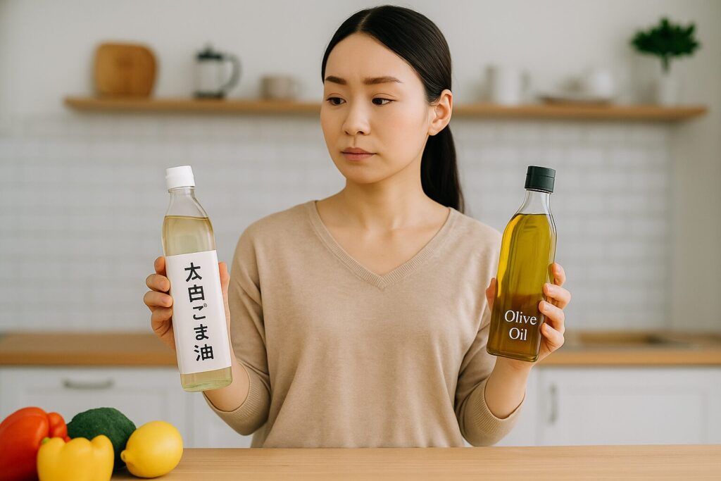 太白ごま油とオリーブオイルの比較｜選ぶならどっち？