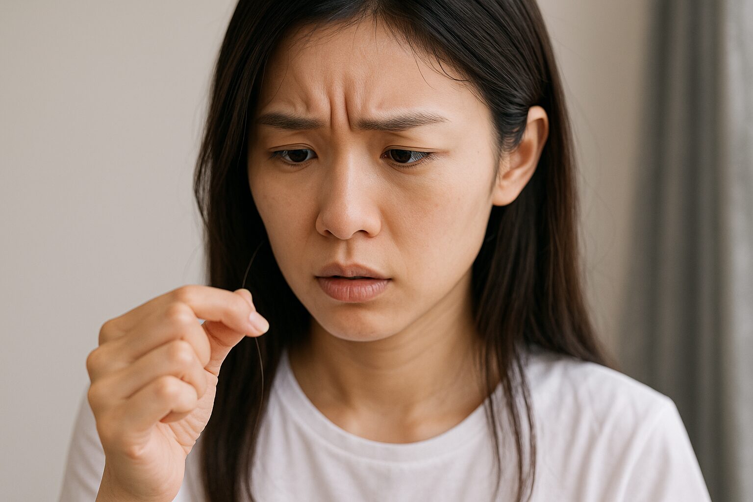 【高校生や女性にも多い】細い抜け毛は大丈夫？若い世代に増えている原因とは