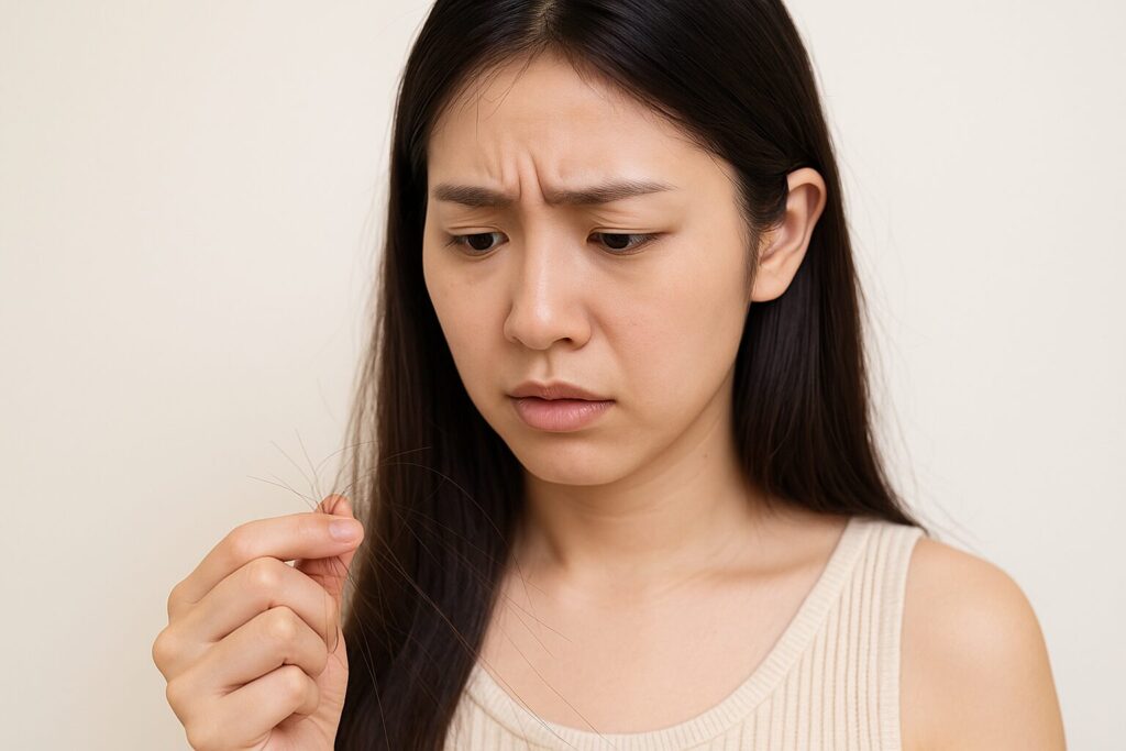 細い毛が抜けるのは普通?ヘアサイクルと成長段階の関係