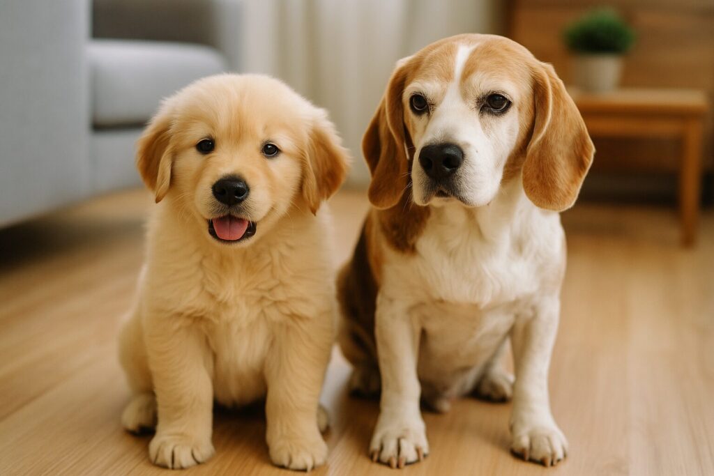 年齢や体調に応じた使い方の工夫(子犬・老犬)