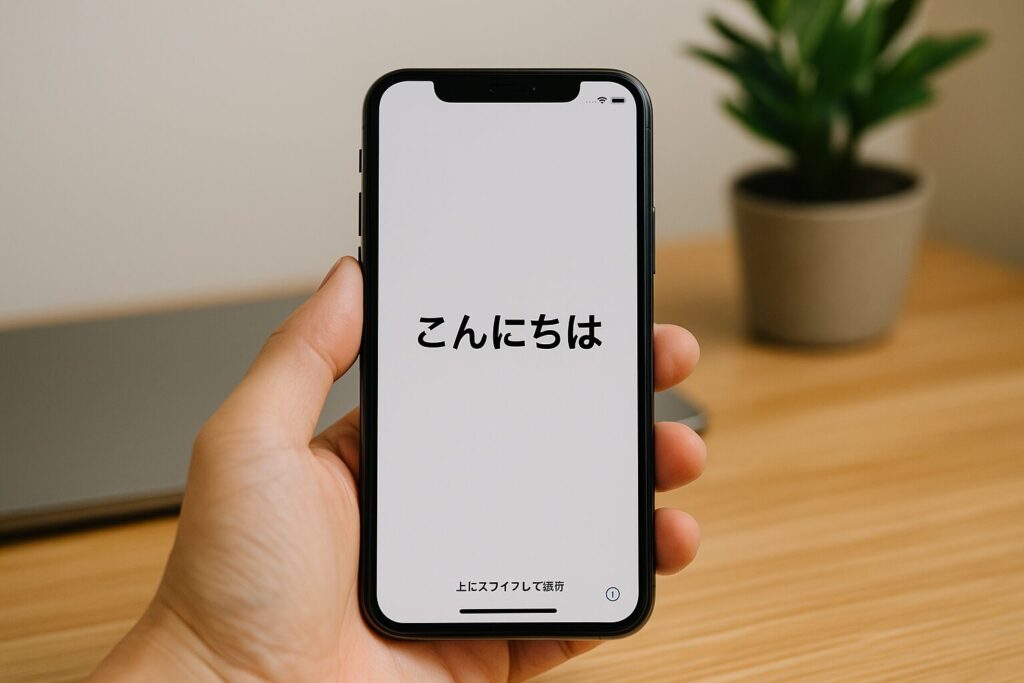 iPhone初期化できたか確認したい時のチェック方法