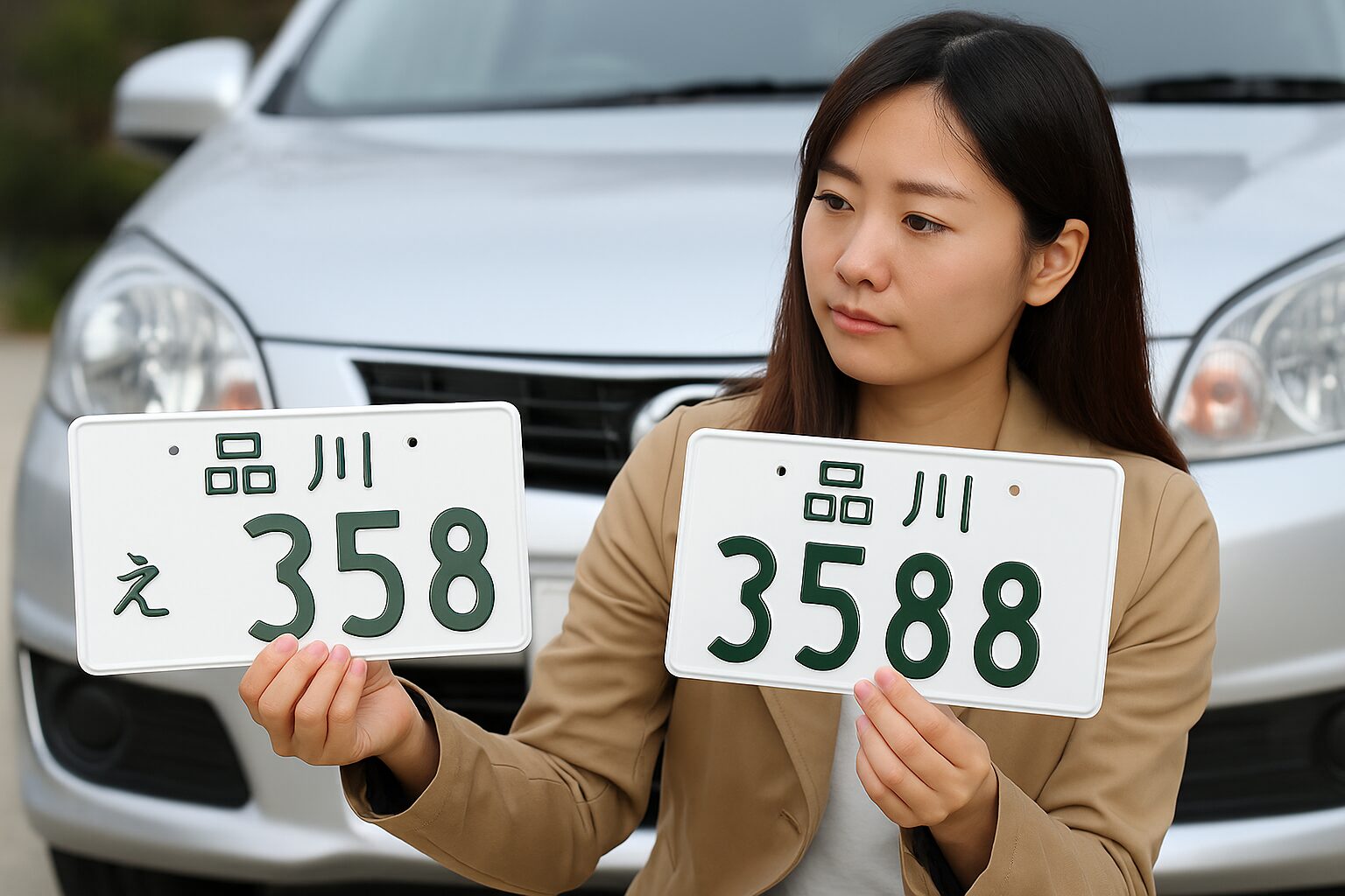 【ナンバープレート迷ったら】358と3588どっちがいい？金運・見た目・口コミを比較！