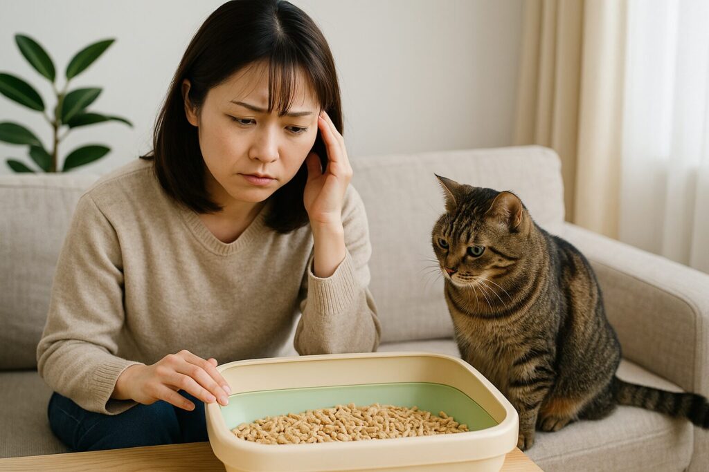 ひのき猫砂に潜むリスクとは?知っておきたいデメリットと危険性