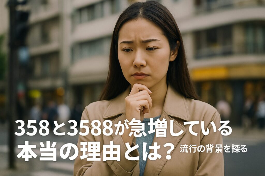 358と3588が急増している本当の理由とは?流行の背景を探る