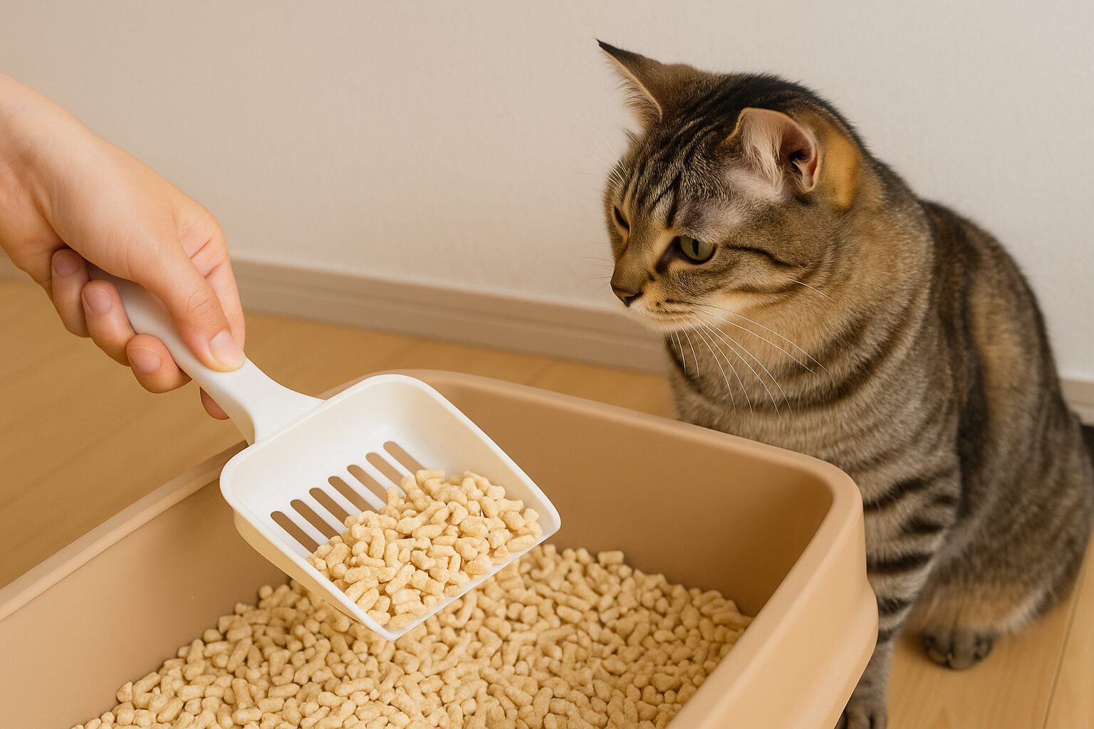 【要注意】ひのき猫砂のデメリットとは？使う前に知っておきたい危険と対策ガイド