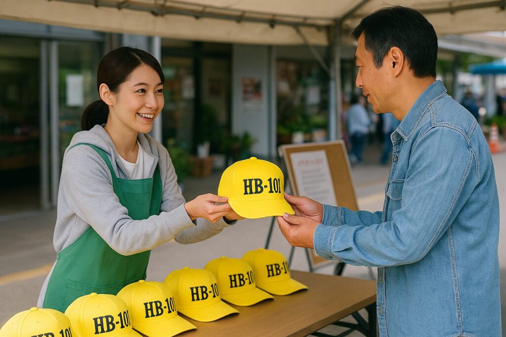 HB101 帽子 無料で入手できるの？