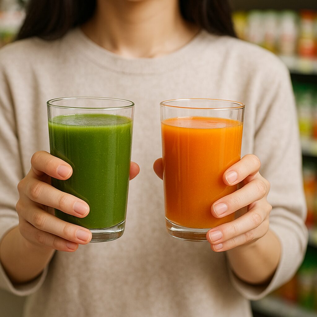 野菜ジュースは朝と夜どちらで飲むと効果的？