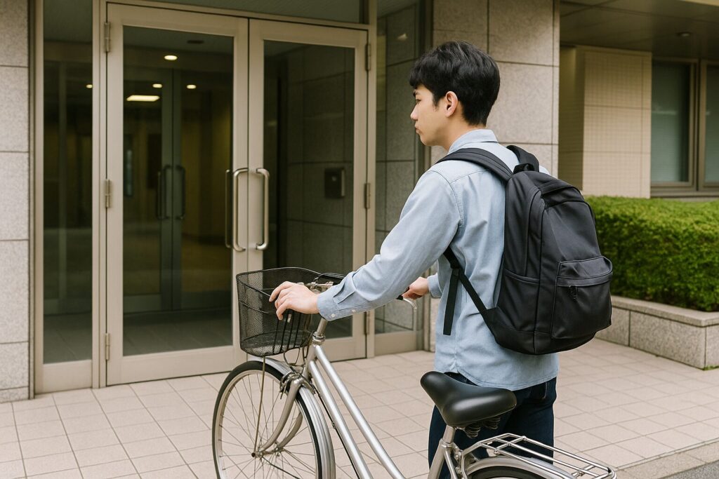 自転車を防犯登録に持ち込みする場合の流れ