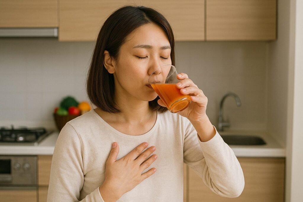 野菜ジュースを飲むときに気をつけるべき生活習慣のポイント