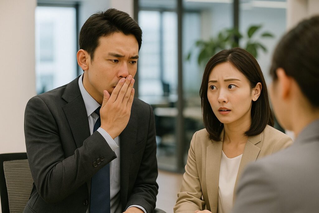 職場で口臭が耐えられないときのスマートな伝え方