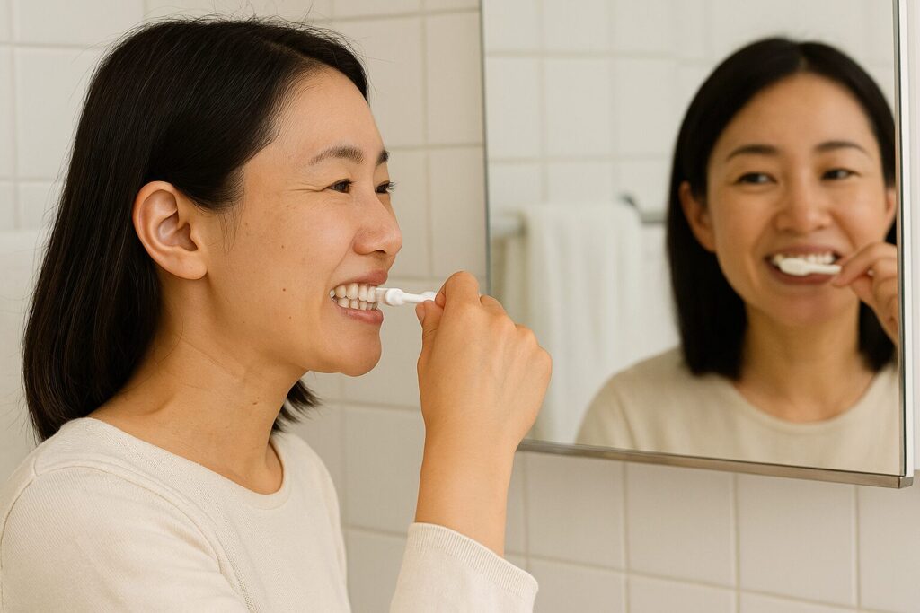 茶渋でついた歯の黄ばみを落とす方法