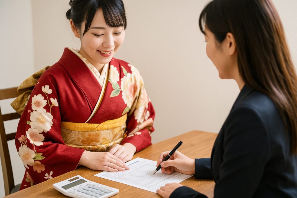 成人式振袖フルセットの料金相場はいくらくらい？