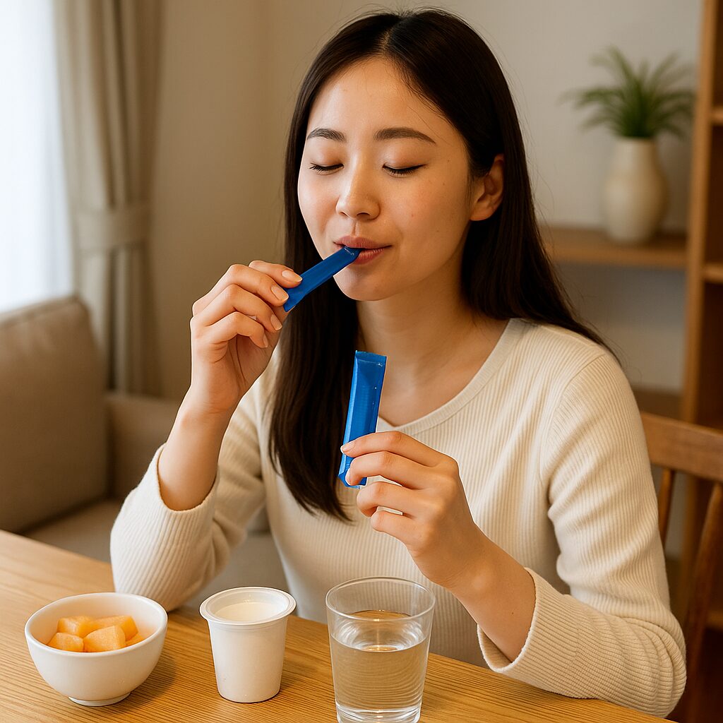 マツキヨ乳酸菌ゼリーはいつ食べるのがいい?