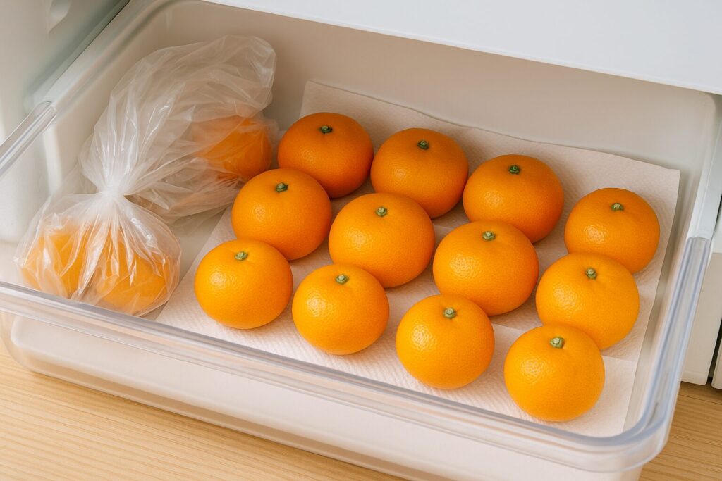 冷蔵保存のイメージ（野菜室）