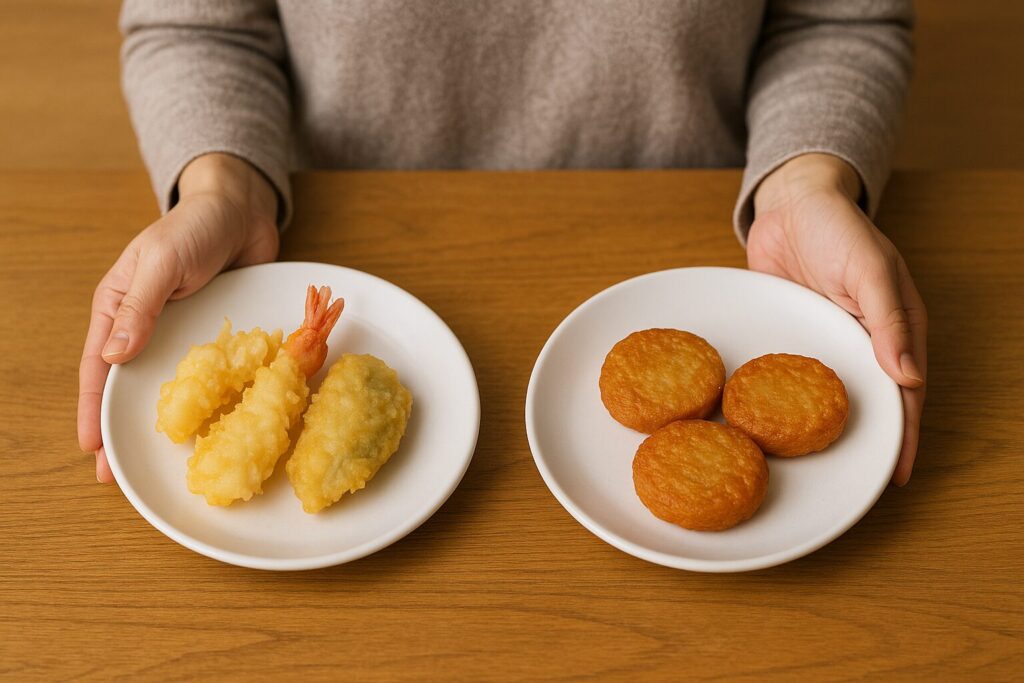 天ぷらとさつま揚げの違いをやさしく比較