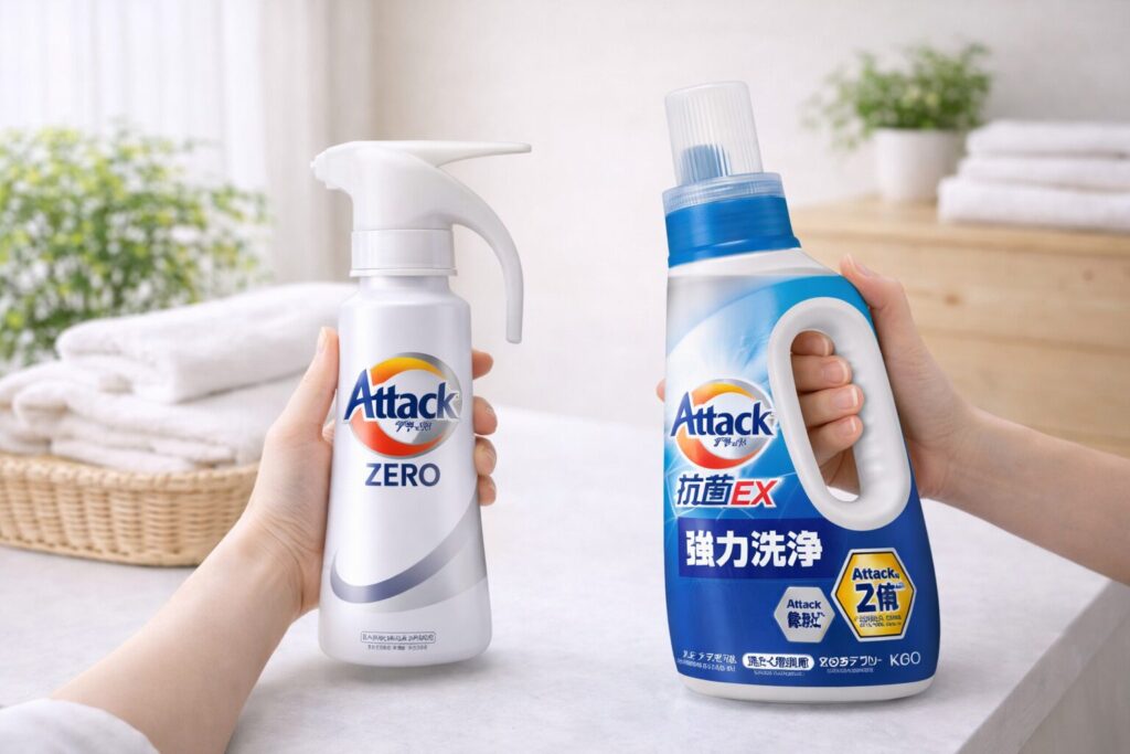 アタックゼロとアタック抗菌EXの違い