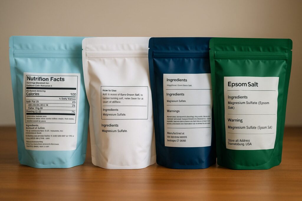 エプソムソルトの選び方