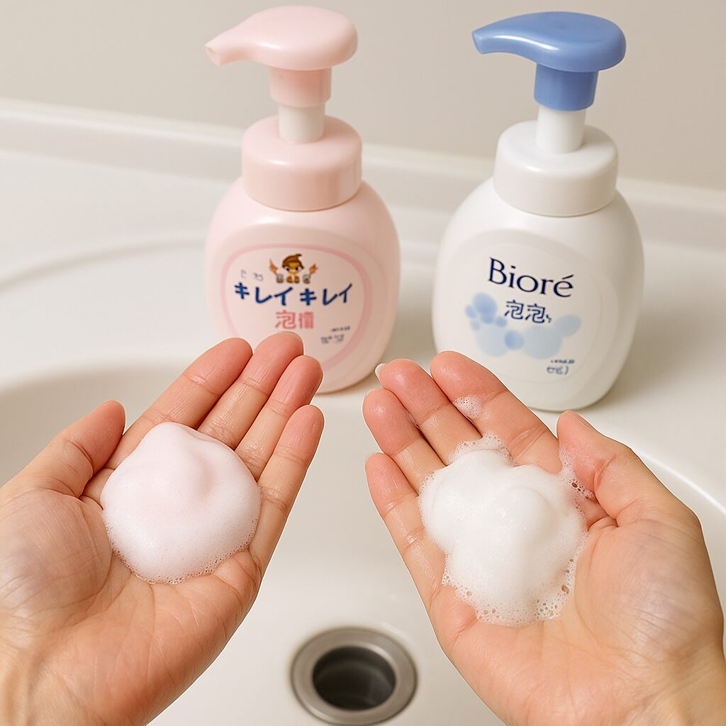 ハンドソープの洗浄力のランキングに見る両ブランドの強み