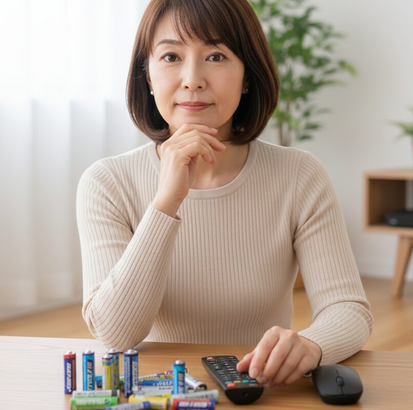 エネループとエネループプロの違いを確認している