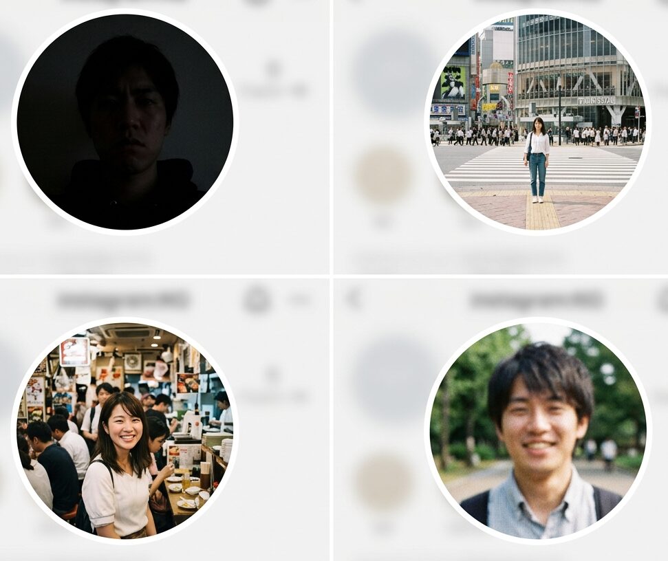 ダサく見えるインスタアイコンの特徴