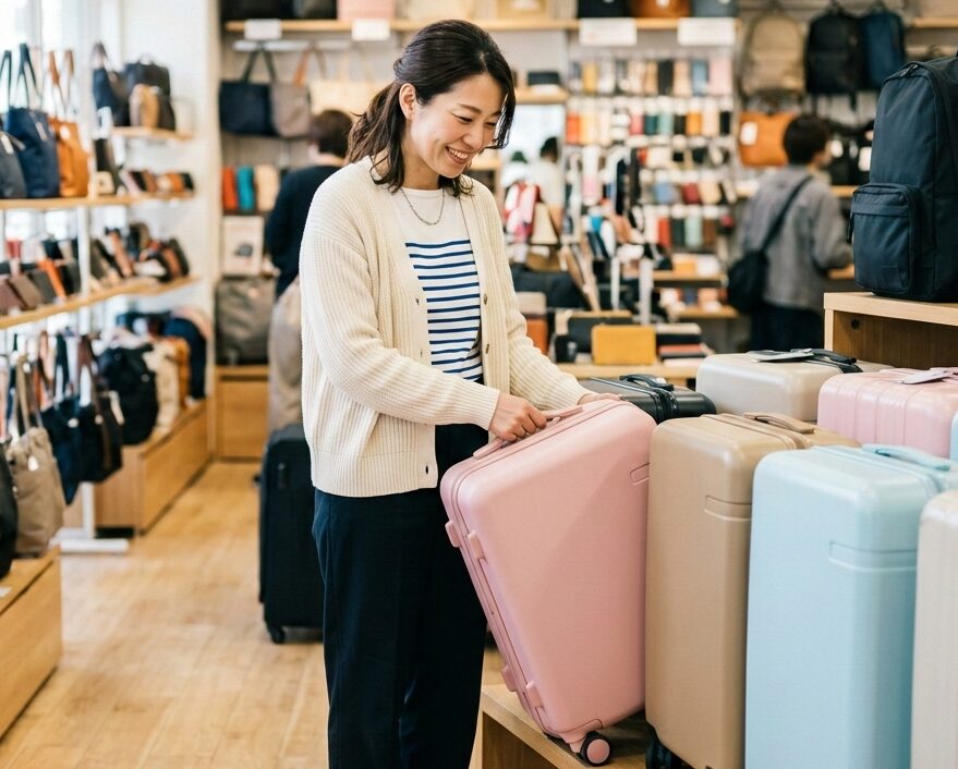 女性に選ばれるスーツケースカラーの傾向