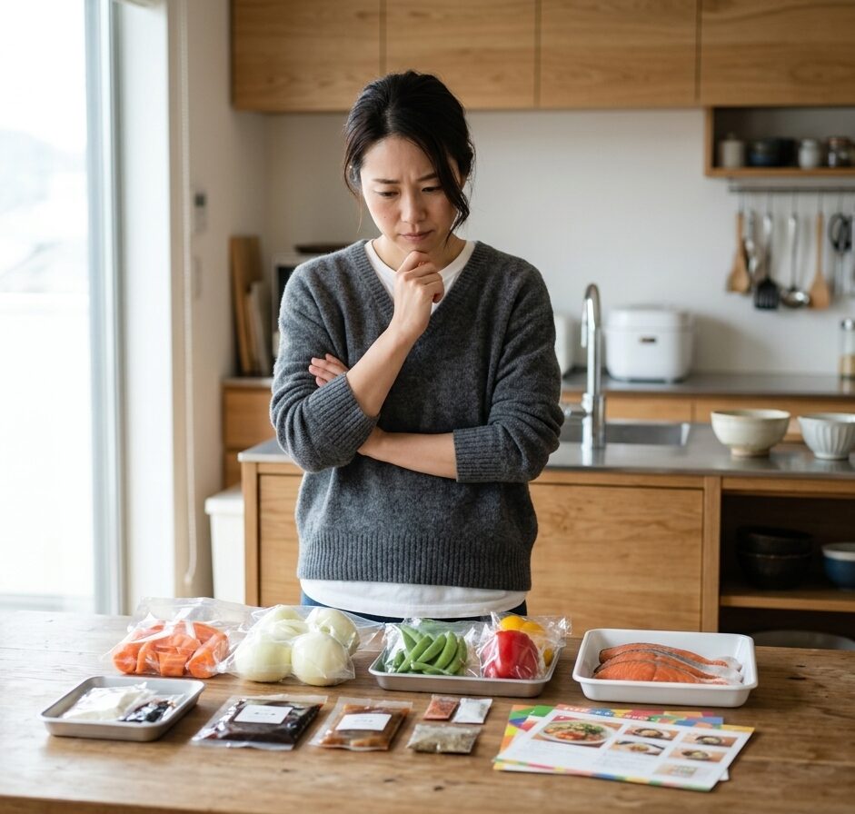 ヨシケイのデメリットは本当?と悩んでいる様子