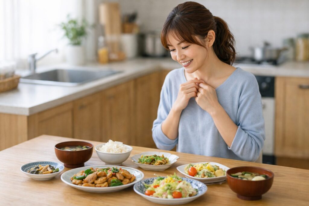 ヨシケイミールキットで作った料理イメージ