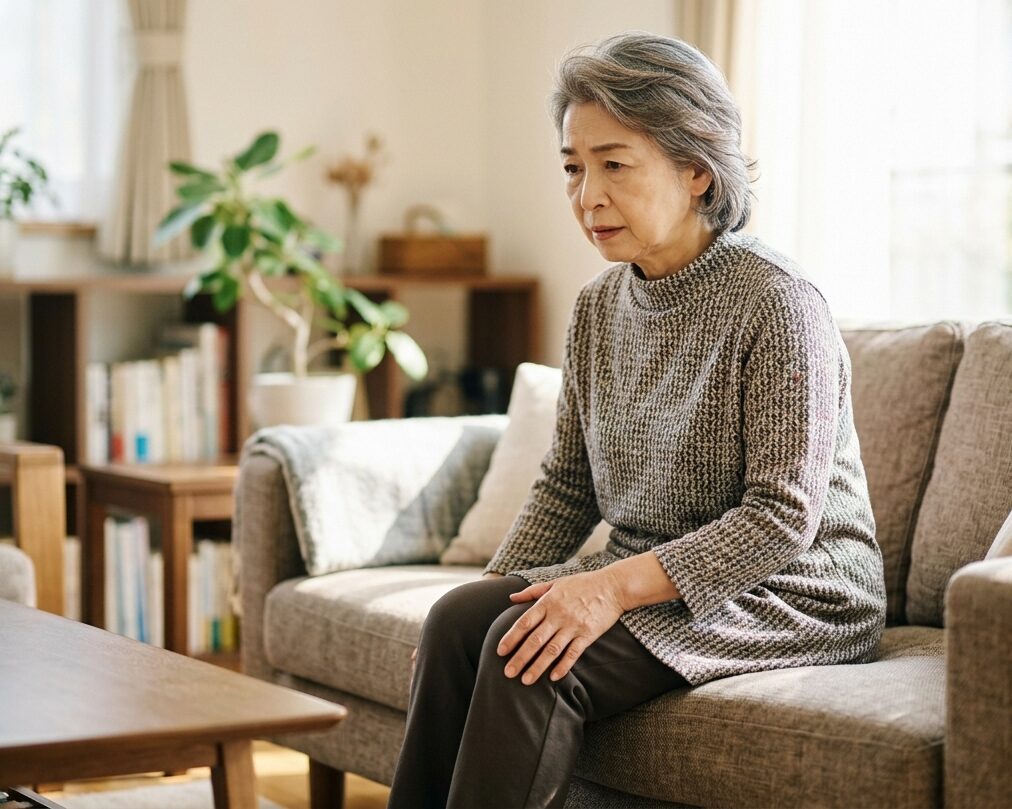 コンドロイチンとグルコサミンどっちが良いか悩んでいる様子